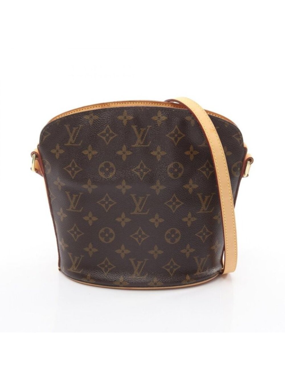 Louis Vuitton Shoulder Bag Drew Canvas Leather